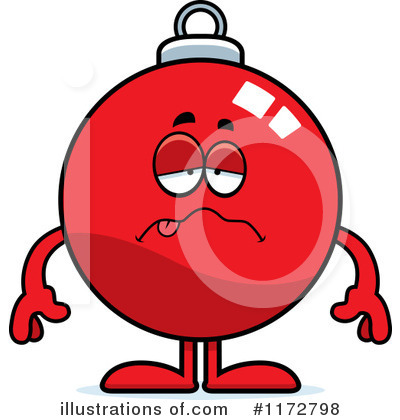 Christmas Bauble Character Clipart #1172798 by Cory Thoman
