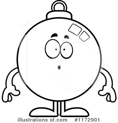 Christmas Bauble Character Clipart #1172901 by Cory Thoman
