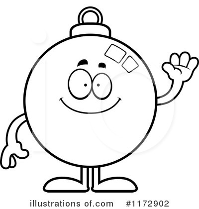 Christmas Bauble Character Clipart #1172902 by Cory Thoman