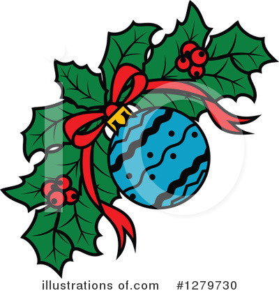 Christmas Bauble Clipart #1279730 by Vector Tradition SM