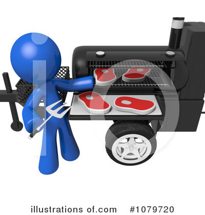 Royalty-Free (RF) Bbq Clipart Illustration by Leo Blanchette - Stock Sample #1079720