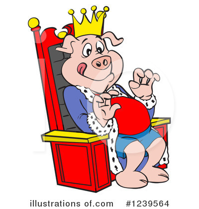 Royalty-Free (RF) Bbq Clipart Illustration by LaffToon - Stock Sample #1239564