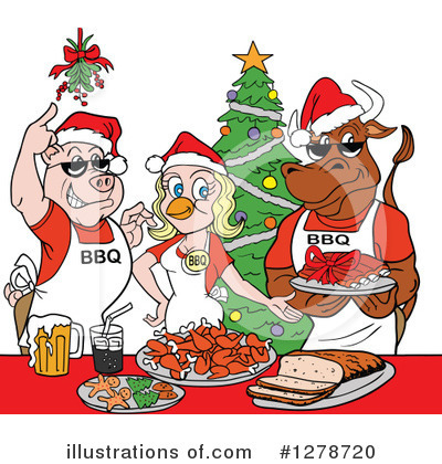 Christmas Clipart #1278720 by LaffToon