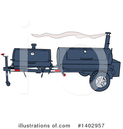 Trailer Clipart #1402957 by LaffToon