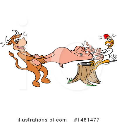 Royalty-Free (RF) Bbq Clipart Illustration by LaffToon - Stock Sample #1461477