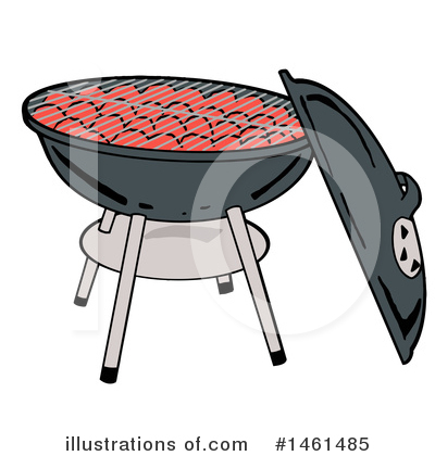 Royalty-Free (RF) Bbq Clipart Illustration by LaffToon - Stock Sample #1461485