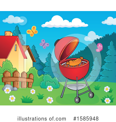 Bbq Clipart #1585948 by visekart