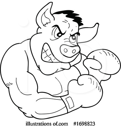 Royalty-Free (RF) Bbq Clipart Illustration by LaffToon - Stock Sample #1698823