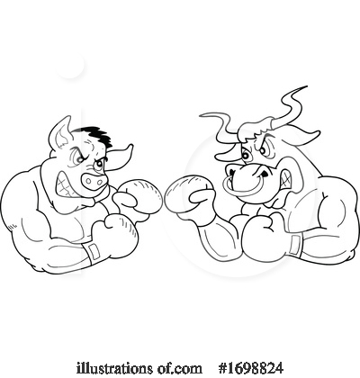 Boxing Clipart #1698824 by LaffToon