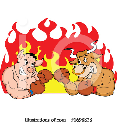 Boxers Clipart #1698828 by LaffToon