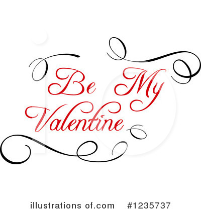 Royalty-Free (RF) Be My Valentine Clipart Illustration by Vector Tradition SM - Stock Sample #1235737