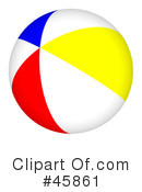 Beach Ball Clipart #45861 by ShazamImages