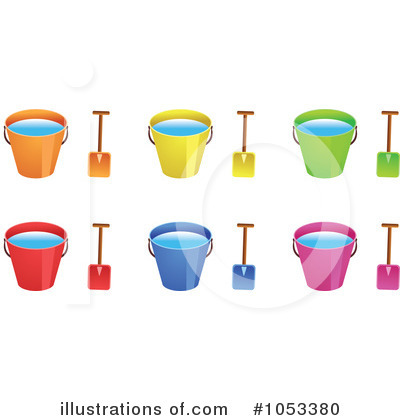 Royalty-Free (RF) Beach Bucket Clipart Illustration by Prawny - Stock Sample #1053380