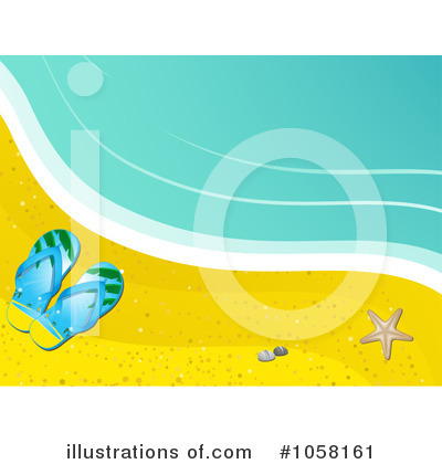 Royalty-Free (RF) Beach Clipart Illustration by elaineitalia - Stock Sample #1058161