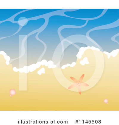 Royalty-Free (RF) Beach Clipart Illustration by Rosie Piter - Stock Sample #1145508