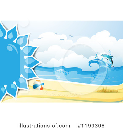 Royalty-Free (RF) Beach Clipart Illustration by merlinul - Stock Sample #1199308
