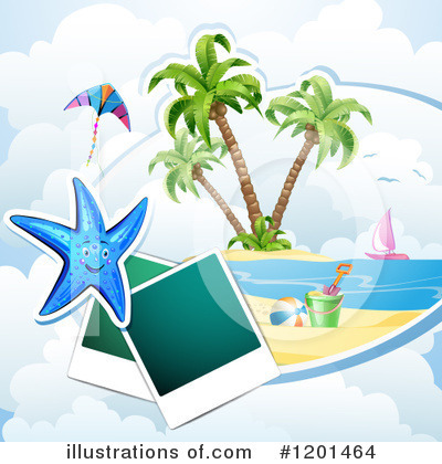 Royalty-Free (RF) Beach Clipart Illustration by merlinul - Stock Sample #1201464