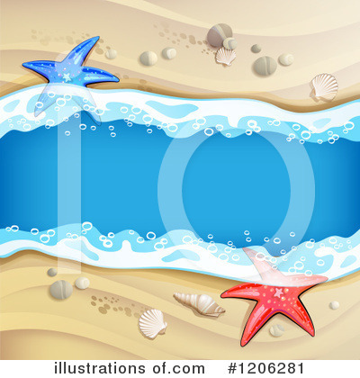 Royalty-Free (RF) Beach Clipart Illustration by merlinul - Stock Sample #1206281