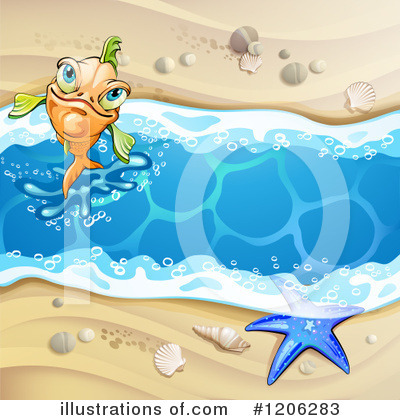 Royalty-Free (RF) Beach Clipart Illustration by merlinul - Stock Sample #1206283