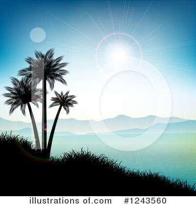 Royalty-Free (RF) Beach Clipart Illustration by KJ Pargeter - Stock Sample #1243560