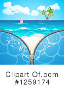 Beach Clipart #1259174 by merlinul