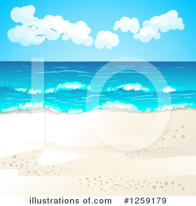 Royalty-Free (RF) Beach Clipart Illustration by merlinul - Stock Sample #1259179