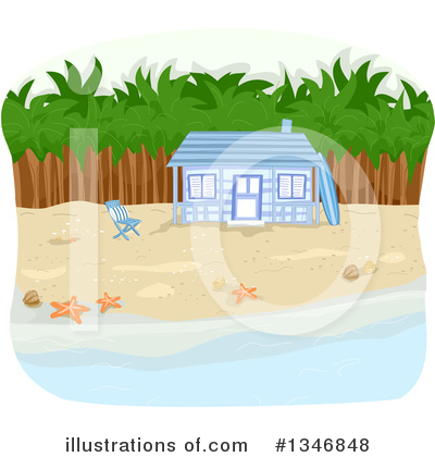Royalty-Free (RF) Beach Clipart Illustration by BNP Design Studio - Stock Sample #1346848