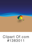 Beach Clipart #1383011 by ColorMagic