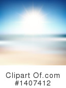 Beach Clipart #1407412 by KJ Pargeter