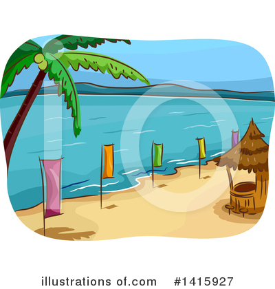 Royalty-Free (RF) Beach Clipart Illustration by BNP Design Studio - Stock Sample #1415927