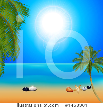 Royalty-Free (RF) Beach Clipart Illustration by elaineitalia - Stock Sample #1458301