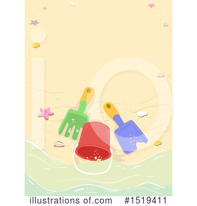 Beach Toys Clipart #1519411 by BNP Design Studio