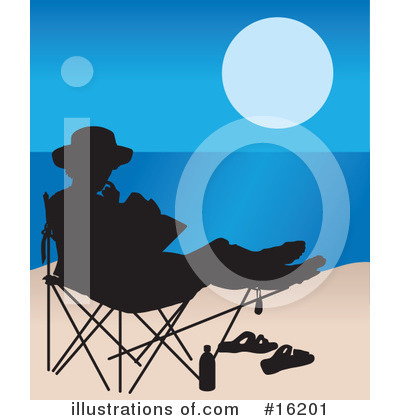 Royalty-Free (RF) Beach Clipart Illustration by Maria Bell - Stock Sample #16201
