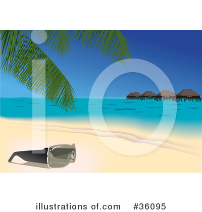 Royalty-Free (RF) Beach Clipart Illustration by Eugene - Stock Sample #36095