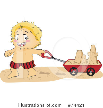 Red Wagon Clipart #74421 by BNP Design Studio