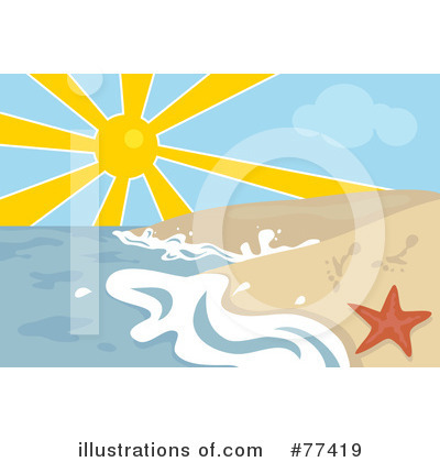 Royalty-Free (RF) Beach Clipart Illustration by Prawny - Stock Sample #77419