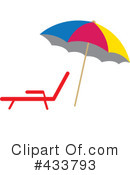 Beach Umbrella Clipart #433793 by Pams Clipart