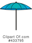 Beach Umbrella Clipart #433795 by Pams Clipart
