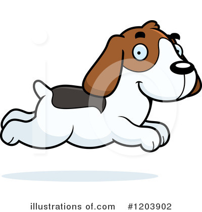 Royalty-Free (RF) Beagle Clipart Illustration by Cory Thoman - Stock Sample #1203902