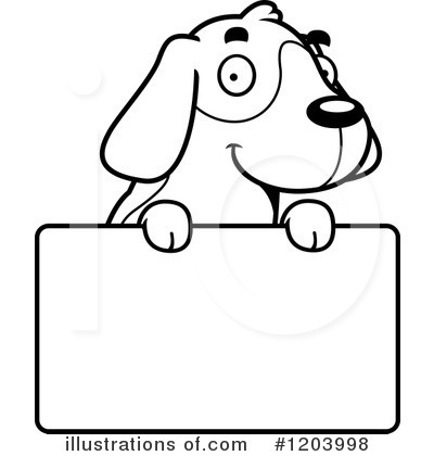 Royalty-Free (RF) Beagle Clipart Illustration by Cory Thoman - Stock Sample #1203998