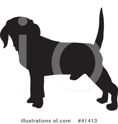 Royalty-Free (RF) Beagle Clipart Illustration by Prawny - Stock Sample #41413