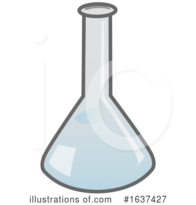 Laboratory Flask Clipart #1637427 by Domenico Condello