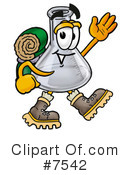 Beaker Clipart #7542 by Mascot Junction