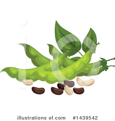 Royalty-Free (RF) Beans Clipart Illustration by Vector Tradition SM - Stock Sample #1439542