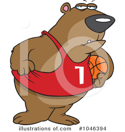 Basketball Clipart #1046394 by toonaday