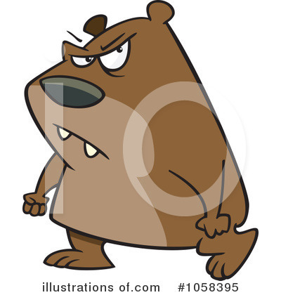 Royalty-Free (RF) Bear Clipart Illustration by toonaday - Stock Sample #1058395