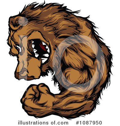 Royalty-Free (RF) Bear Clipart Illustration by Chromaco - Stock Sample #1087950