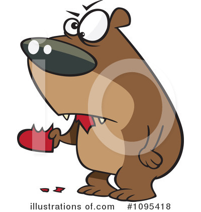 Royalty-Free (RF) Bear Clipart Illustration by toonaday - Stock Sample #1095418
