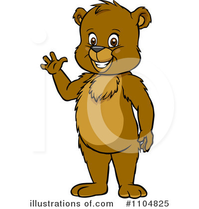 Royalty-Free (RF) Bear Clipart Illustration by Cartoon Solutions - Stock Sample #1104825