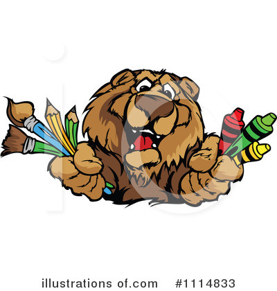 Royalty-Free (RF) Bear Clipart Illustration by Chromaco - Stock Sample #1114833